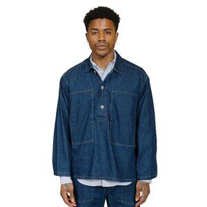 Post Overalls O’Alls Army Chambray Pullover Shirt Small